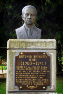 Busto de Antonio Spinetti Dini luego de su restauración. Foto meridamundo.com. 2009.