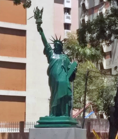 Estatua La Libertad, de Giovanni Turini.